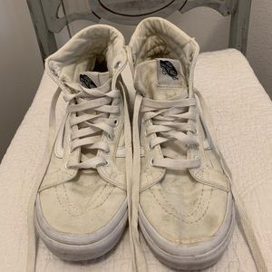 Women’s High Top White Vans